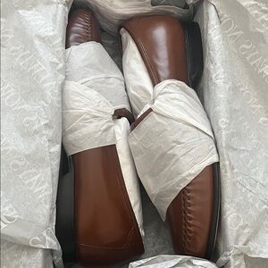 Johnston & Murphy Brown Leather Slip-Ons